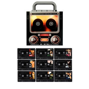 Imán de nevera NFC con diseño de cinta de casete retro y disco de <span class=keywords><strong>vinilo</strong></span> vintage personalizado con música de <span class=keywords><strong>Spotify</strong></span>, reproductor de música con forma de casete, mixtape - Product Image 5