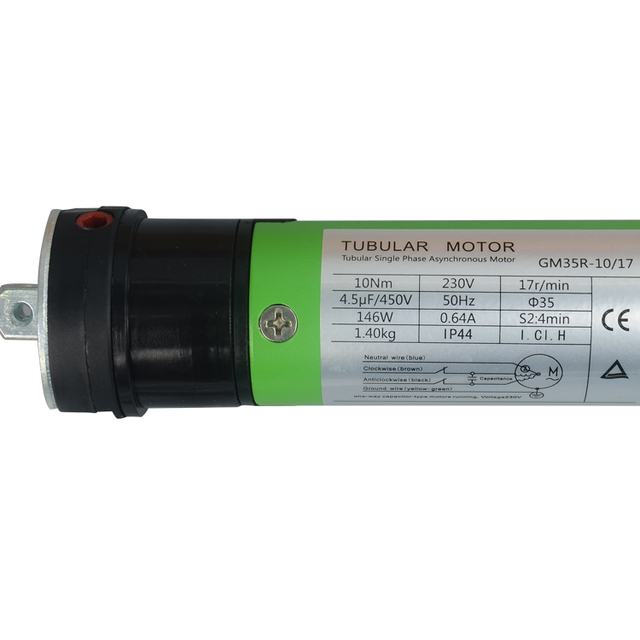 Intelligent Tubular Motor GM35R-10/17 GM35R-6/28 50/55mm Coil Tube