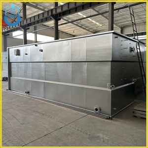 Station d'épuration des eaux usées MBR intégrée en conteneur en acier au carbone peint anticorrosion pour hôtel de station balnéaire côtière - Product Image 2