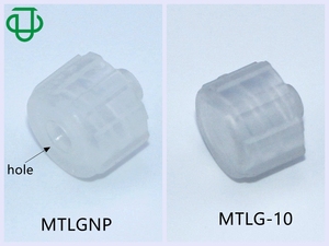 Tapón de extremo de manguera de plástico Luer macho con cierre de agarre, puntas de lavado de oídos, tapón Luer Lock, para conectar tubo en línea, Kynar PVDF natural - Product Image 4