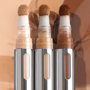 Bảo hiểm đầy đủ Matte Kem che khuyết điểm Foundation rạng rỡ khuôn mặt Vegan Matte trang điểm không thấm nước Mỹ phẩm nhãn hiệu riêng lỏng Kem che khuyết điểm