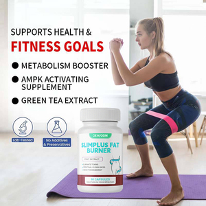 Kapsul Pelangsing Label Pribadi untuk Wanita, Mendukung Pencernaan, Ekstrak Teh Hijau, Pengaturan Metabolisme, Formula Herbal, Dapat Disesuaikan - Product Image 2