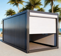 Garage pliable sur mesure, garage modulaire préfabriqué, économisez sur les frais de transport pour le stationnement des voitures et l'atelier