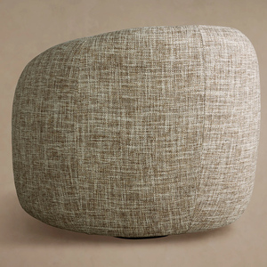 Sillón Giratorio Moderno de Tela para Sala de Estar, Sillón Individual de Ocio para Comedor, Hotel y Sala de Estar - Product Image 5