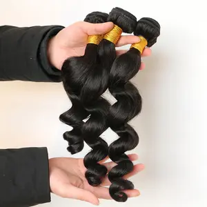 100% Human Natural Virgin Cuticle Aligned Hair Remy Brazilian Hair Weft