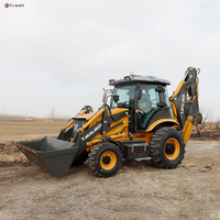 Yaweh 388 Backhoe Loader kualitas baik dengan produsen Wheel loader kustomisasi di Tiongkok