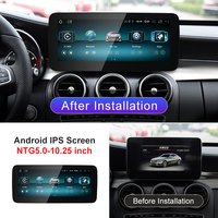 Nuevo sistema multimedia inalámbrico para automóvil con Android AUTO y CarPlay, pantalla de 12.3 pulgadas para Mercedes Benz Clase C GLC W205 S205 X253, reproductores de video para automóvil