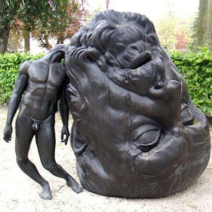 Prezzi economici all'ingrosso Customs Metal Bronze Men Statue a grandezza naturale The Three Shades Bronze <span class=keywords><strong>Les</strong></span> Trois Ombres Rodin Sculpture - Product Image 4