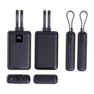Batería Externa <span class=keywords><strong>de</strong></span> 20000mAh y 35W con Carga Rápida, Pantalla Digital, Cables Dobles Integrados y Correa para Smartphones, Venta al Por Mayor - Product Image 6