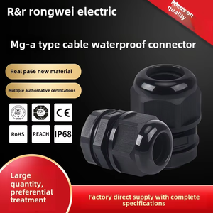 Prensaestopas de nailon impermeables aprobadas por la <span class=keywords><strong>CE</strong></span> M12 M16 M20 M25 M32 M40 M50 M63 multiagujeros con junta tórica y tuerca de bloqueo - Product Image 5