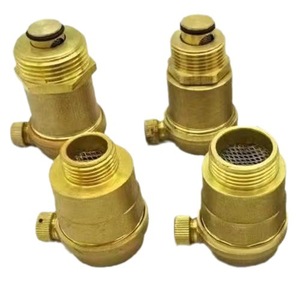 Válvula de ventilación automática de latón DN15 DN20 DN25 roscada para tuberías de calefacción y calefacción por suelo radiante, montada en la pared, de forma redonda - Product Image 5