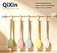 Spatule en silicone multicolores de qualité alimentaire, sans BPA, résistante à la chaleur jusqu'à 230°C, antiadhésive, outil de cuisine pour la pâtisserie, la cuisson et le mélange, personnalisable