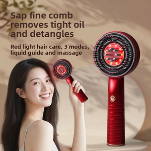 Masseur électrique du cuir chevelu, peigne de <span class=keywords><strong>coiffure</strong></span>, applicateur de soin à ondes infrarouges, modèle <span class=keywords><strong>LJ</strong></span>-001, massage du cuir chevelu - Product Image 2