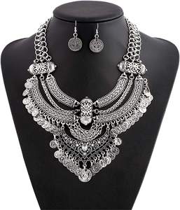 DUYIZHAO תוספות תכשיטי שרשרת אופנה יוקרה שרשרת סהר פרינג 'לבן זהב שרשרת סיטונאי - Product Image 6