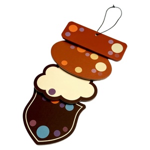 Désodorisants de voiture en papier parfumé personnalisés, longue durée, formes découpées sur mesure avec votre LOGO - Product Image 2
