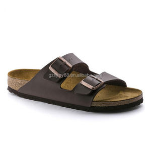 Birkenstocks Mule fermée en cuir véritable, semelle en liège et caoutchouc, légère, antidérapante, avec soutien de la voûte plantaire et amorti confortable en bois - Product Image 6