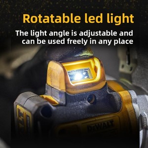 Ponceuse à bande sans balais rechargeable 20V DCM200, légère (1,3 kg), pour le travail du bois, le meulage et le polissage des métaux - Product Image 4