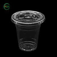 Gobelets en plastique PLA écologiques personnalisés avec logo, 7/10/12/16 oz, gobelets jetables pour boissons froides, pour mariage, fête, barbecue