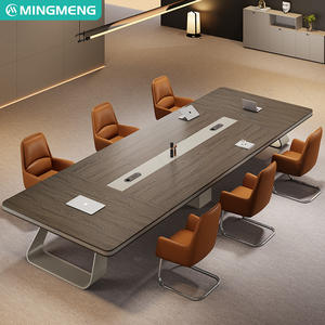 Mesa de Conferencia Rectangular, Mesa de Trabajo de Capacitación, Escritorio de Oficina Largo Moderno y Simple, Mesa de Sala de Reuniones, Mesa de Recepción - Product Image 4