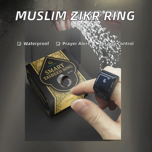 2026 NEW Smart Muslim Islamic Oem Electronic Zikir Counter Digital <b>Azan</b> Alarm <b>Clock</b> Tasbeeh Tasbih Zikr Ring - Product Image 2