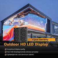 Écran LED extérieur fixe 3D à vision directe P8, économie d'énergie, étanche IP65, HDR10, luminosité 6000 cd, large angle de vue, façade de centre commercial