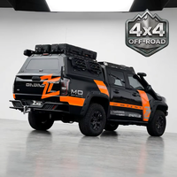 Pick-up tout-terrain 4x4, véhicule de transport tout-terrain pour fermes désertiques, adapté aux pick-ups de taille moyenne à 5 places