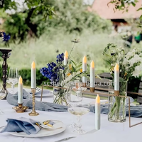 Bougies sans flamme à piles, bougies électriques LED scintillantes, bougies coniques sans flamme pour église, mariage, fête d'Halloween