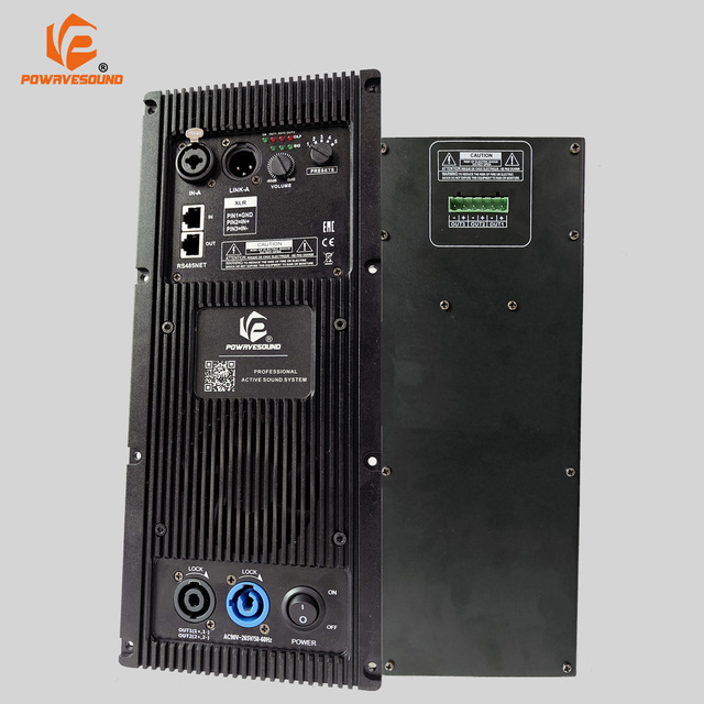 POWAVESOUND Active Speaker Built in Dsp Amplifier Module for Speaker 600W + 1200W Subwoofer 2.1 Sound System