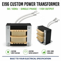 Transformateur abaisseur Ei86 Ei96 220 V vers 110 V monophasé CA, transformateur d'isolement UPS, transformateurs de contrôle de puissance industriels