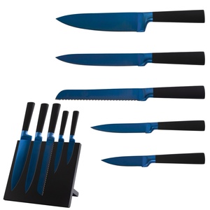 Luxury Kitchen <b>Knife</b> <b>Set</b> Stainless Steel Kitchen Chef <b>Knife</b> <b>Set</b> Blue Titanium <b>Sharp</b> Kitchen <b>Knives</b> <b>Set</b> for Kitchen - Product Image 6
