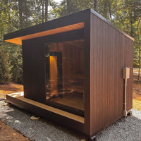 Vente en gros de maisons hôtelières de luxe en forme de capsule spatiale, structure en acier et en bois personnalisées