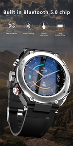 Reloj inteligente Ce Rohs, nuevo accesorio de pulsera Manual con auriculares Tws, el <span class=keywords><strong>mejor</strong></span> dispositivo portátil para Android, <span class=keywords><strong>2023</strong></span> - Product Image 6