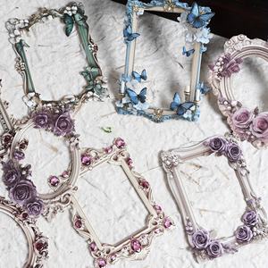 JAI IMAN 10 piezas DIY Vintage marco Irregular textura hueco decoración <span class=keywords><strong>papel</strong></span> para Scrapbooking suministros - Product Image 4