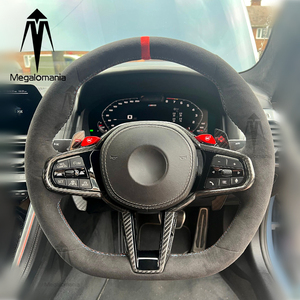 Volante de Fibra de Carbono M4 2025, Actualizado, Compatible con los Modelos Antiguos y Nuevos: X1, X2, X3, X4, X5, X6, X7, M2, M3, M4, M5, M6, M8, X3M, X4M, X5M, <span class=keywords><strong>XM</strong></span> - Product Image 6