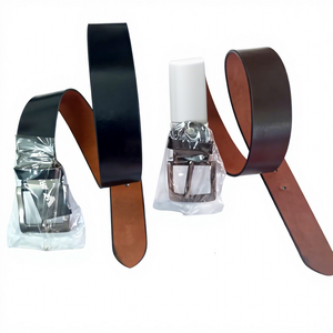 Ceinture décontractée de luxe en cuir de vachette vintage BS INTERNATIONAL NA185, motif floral imprimé par transfert thermique, boucle carrée en acier – Vente en gros - Product Image 6
