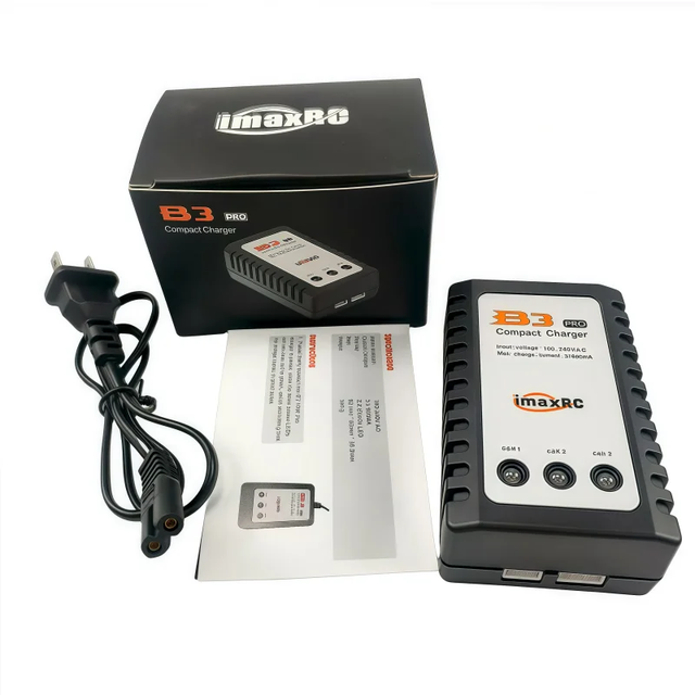 IMAX B3 PRO Lipo Battery Compact Balance Charger 7.4V/11.1V 2S 3S 110-240V Lipo Power Supply Charger EU Plug for RC Model Parts