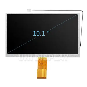 深センディスプレイメーカーlcd 10.1インチ1024*600 lvds 60ピンスクリーンモジュール10.1インチtn液晶ディスプレイバックライトケーブル付き