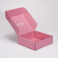 Boîte d'expédition en carton ondulé personnalisable avec impression, nouveau design, doublure en éponge gaufrée pour l'emballage cadeau