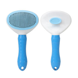 Pettine per Toelettatura in Plastica ABS Sicuro e Bestseller, Spazzola per Cani e Gatti, Tagliacapelli con Funzione di Pulizia e Massaggio Combinata - Product Image 1