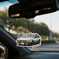 Désodorisant de voiture en papier découpé sur mesure, à évaporation naturelle, design suspendu, parfum longue durée, élimination des odeurs, décoratif pour voiture