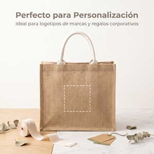 Bolsa de Yute Resistente para Actividades al Aire Libre, Diseño Práctico para Picnic y Paseos en la Playa, Personalizable con Marca - Product Image 4