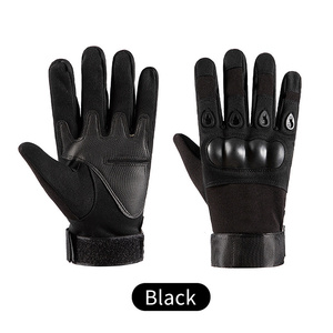 Оптовые мотоциклетные перчатки для мужчин, для охоты и стрельбы, с защитой костяшек, спортивные перчатки с полным покрытием пальцев, для скалолазания и велоспорта - Product Image 2