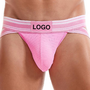 Logo personalizzato privato marca di Lingerie maschile Gay sospensorio rosa biancheria intima t Back infradito <span class=keywords><strong>per</strong></span> gli uomini Sexy - Product Image 1
