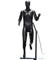 Mannequin interactif motorisé E-PB-M1 pour vitrine de magasin de vêtements de sport – Robot électrique pour l'affichage de tenues sportives