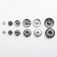 Accesorios de Costura al por Mayor, Botones de Presión Redondos de Metal de 12 mm, Clip de Bolsillo, Esquina, Cobre Antiguo