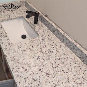 GOLDTOP Granite Blanc Poli Premium à Motif Cristallin, Pierre Ornementale Haut de Gamme pour Comptoirs de Cuisine et de Salle de Bain, Style Moderne et Grandiose - Product Image 5