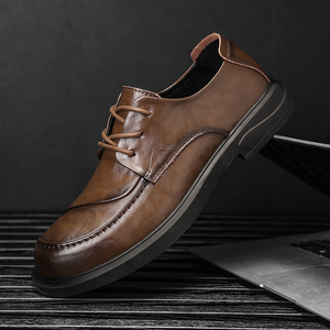 Zapatos Formales de Negocios, de Alta Calidad, en Cuero Vacuno de Primera Categoría, Elegantes, de Cuero Genuino - Product Image 1