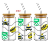 Transferts d'impression UV DTF pour gobelets de la National Rugby League Australie (NRL) - Livraison gratuite