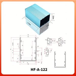Custom CNC Machining 6063 Extruded Aluminum Alloy Profile <b>Enclosure</b> Electronic PCB Housing for Control Box IP54 Hongfa Shunda - Product Image 3
