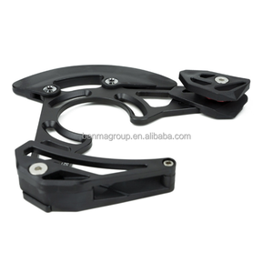 Pièces et accessoires de vélo en alliage d'aluminium noir <span class=keywords><strong>VTT</strong></span> chaîne guide protecteur <span class=keywords><strong>garde</strong></span> pour vélo - Product Image 2